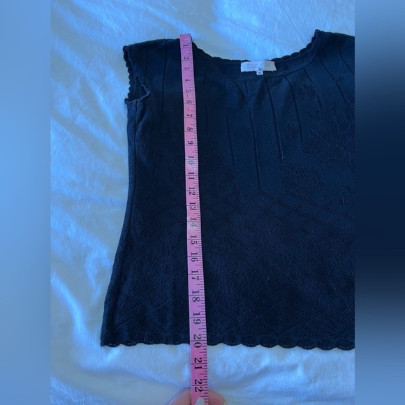 Escada Women's Black Sleeveless Tank Top Shell | SZ 36 | Knit - Picture 2 of 7